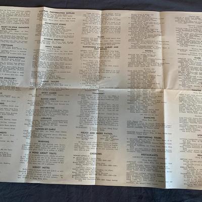 Vtg Hong Kong Servicemenâ€™s Guide