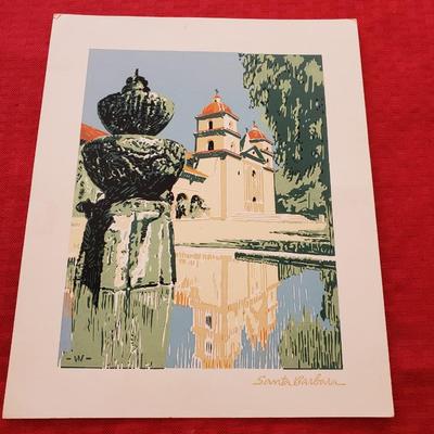 Vintage Mission Art Prints