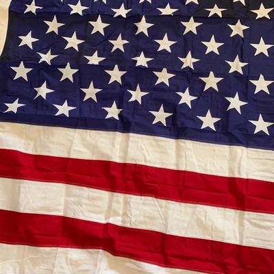 Vintage 50 Star Valley Forge US American Flag