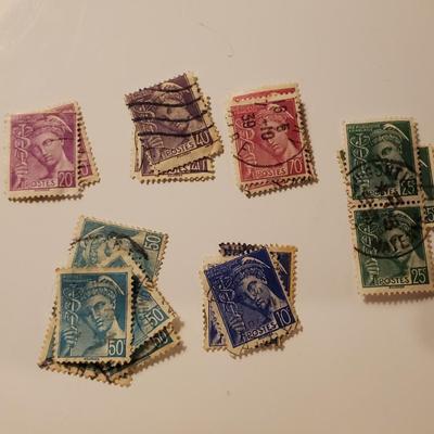 Vintage France Stamps