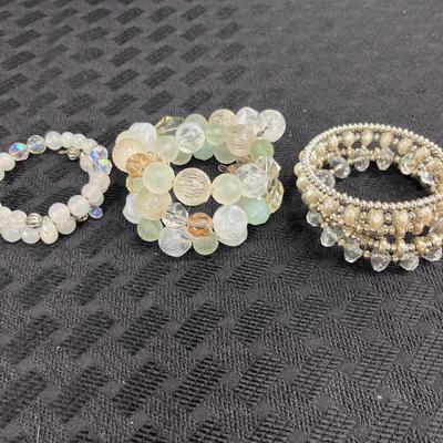 Beaded Fashion Bracelets lot of 3