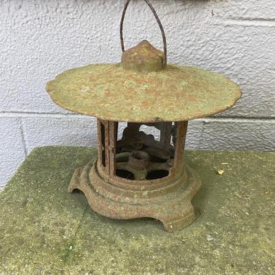 Stone Cal Pottery garden lanterns