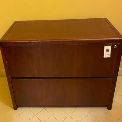 Wood file cabinet