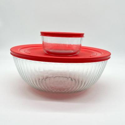 PYREX ~ Set Of Four (4) Lidded Dishes