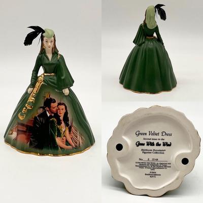 GONE WITH THE WIND ~ Pair (2) ~ Heirloom Porcelain Figurine Collection