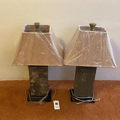 Stone lamps