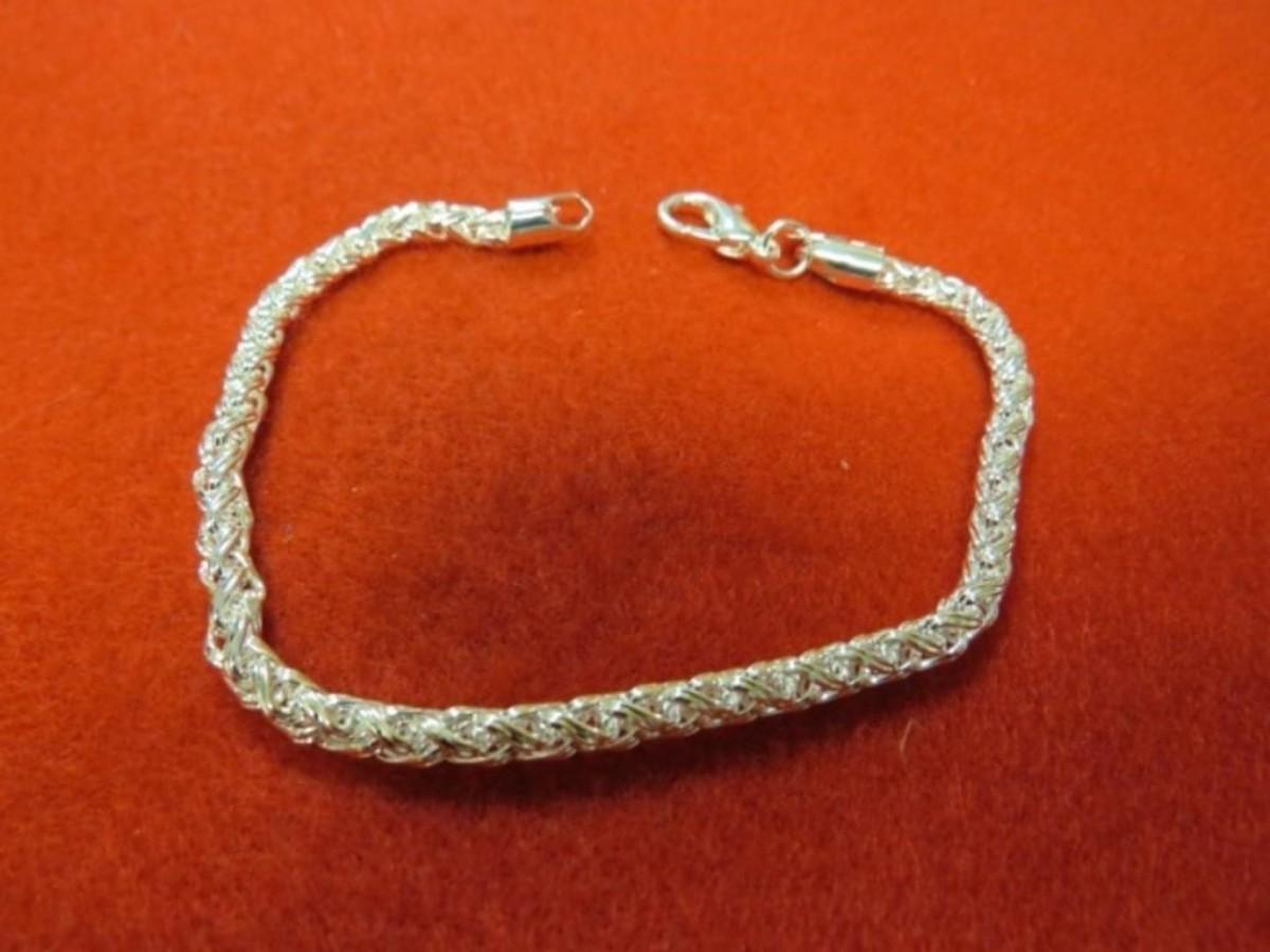 NEW 8" ROPE LINK BRACELET STAMPED 14k | EstateSales.org