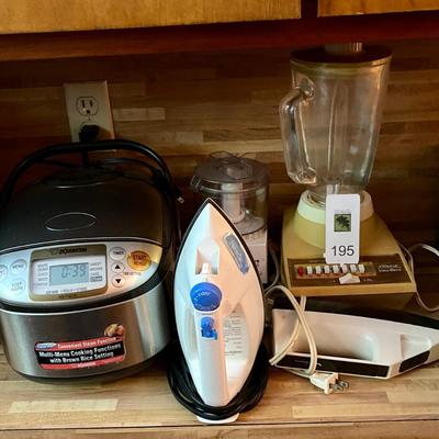 Lot of various appliances