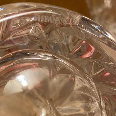 (7) Tiffany & Co. 6.5" rock cut crystal highball glasses
