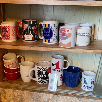 Large lot coffee mugs