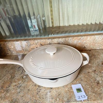 Cuisinart Enamel cast iron covered skillet