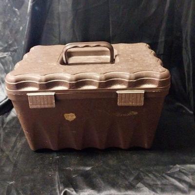 SEWING BOX FILLED WITH SUPPLIES