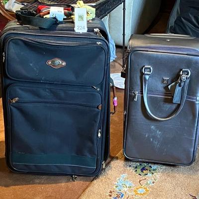 (2) pcs luggage