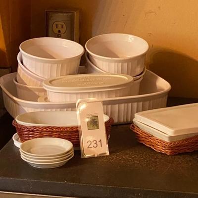 Set of French Corningware