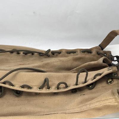 WW2 Old canvas lace up leggings