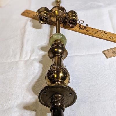 Stunning Brazilian Onyx, Brass Lamp