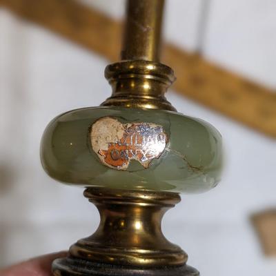 Stunning Brazilian Onyx, Brass Lamp