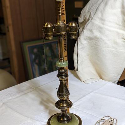 Stunning Brazilian Onyx, Brass Lamp
