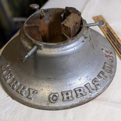 Vintage Cast Iron Christmas Tree Stand