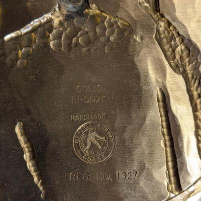 Pope John Paul ll Solid Bronze Wendell August Forge Hand Made Plaque