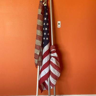 American flags