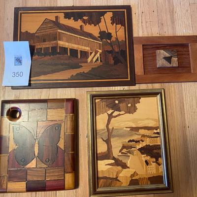 Wood inlay pictures
