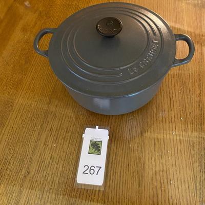Le Creuset enamel cast iron pot