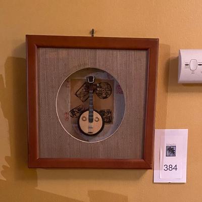 Framed mini instrument shadow box