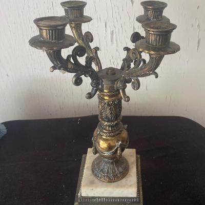 Antique Brass Candelabra