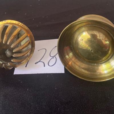 Vintage Elephant Claw Brass Bell