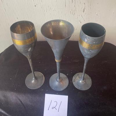Vintage Wine Goblets