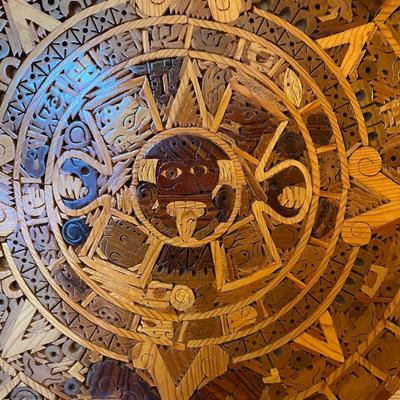 Wooden inlay art