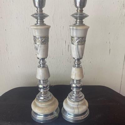 Marble Candle Holders