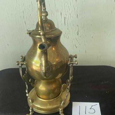 Brass Samovar Tiliting Tea Pot