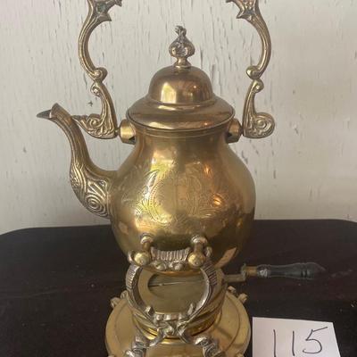 Brass Samovar Tiliting Tea Pot