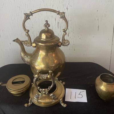 Brass Samovar Tiliting Tea Pot