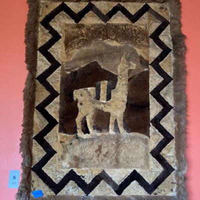 Alpaca wall hanging