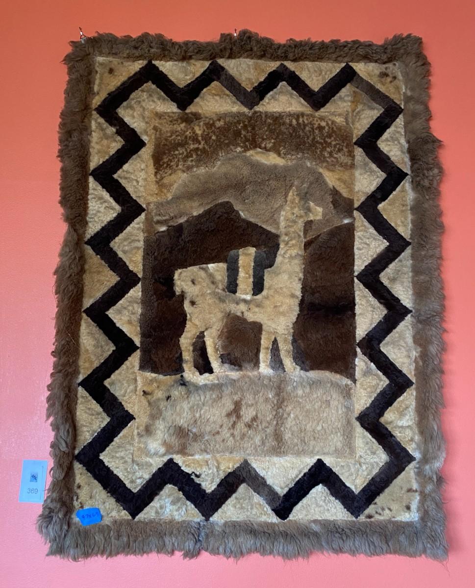 Alpaca wall hanging