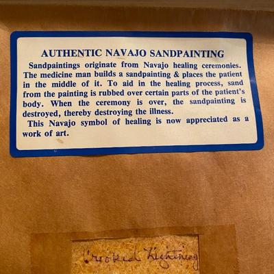 Two Authentic Navajo Sandpaintings