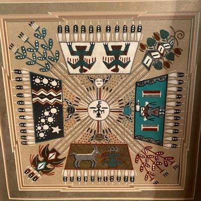 Two Authentic Navajo Sandpaintings
