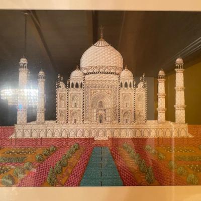 Taj Mahal Textile Art
