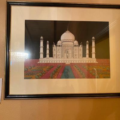 Taj Mahal Textile Art