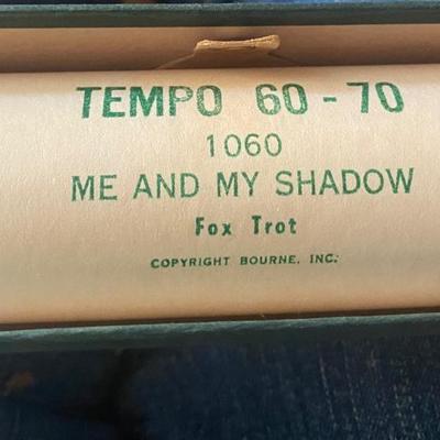 Vintage Word Rolls for Player Piano