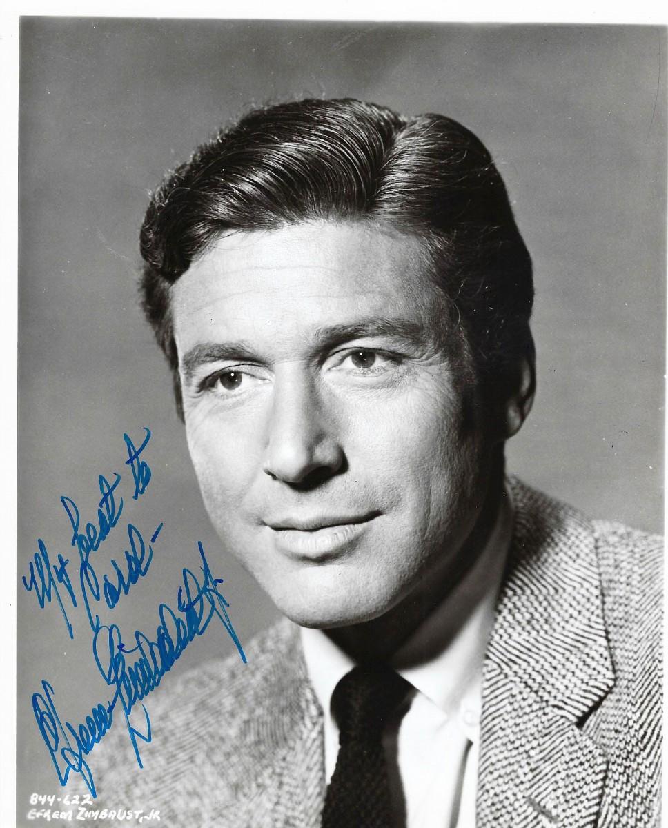 Efrem Zimbalist Jr. signed photo | EstateSales.org