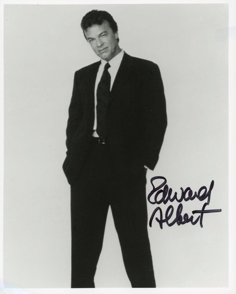 Edward Albert signed photo