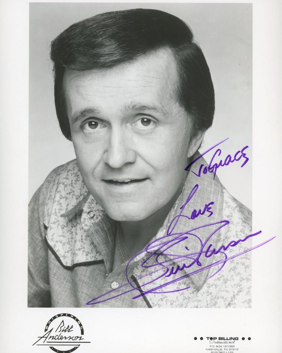 Bill Anderson signed photo | EstateSales.org