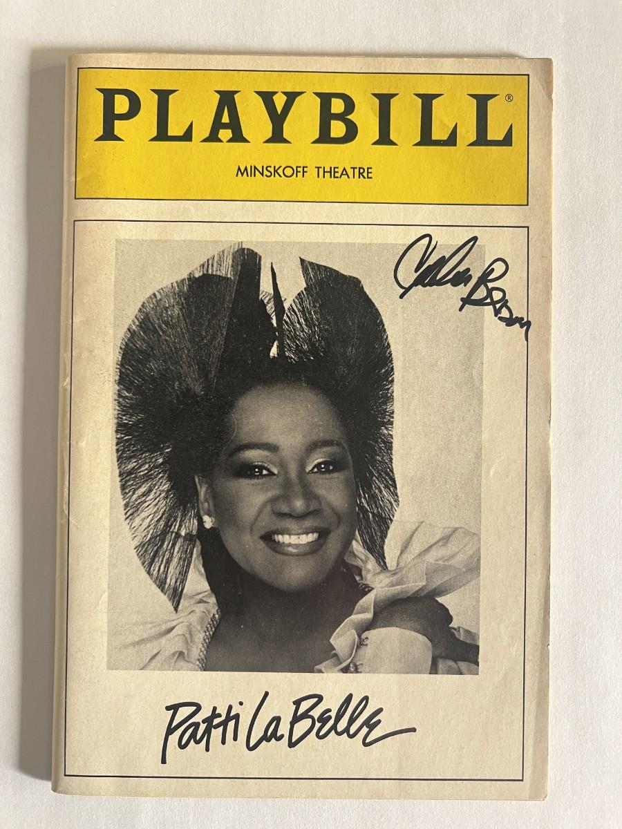 Patti LaBelle Carla Benson signed Playbill | EstateSales.org
