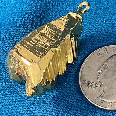 MAGNIFICENT NATURAL AMETHYST CRYSTAL CLUSTER PENDANT