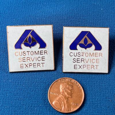 ALBERTSONS SUPERMARKET SERVICE EXPERT PIN BUTTONS