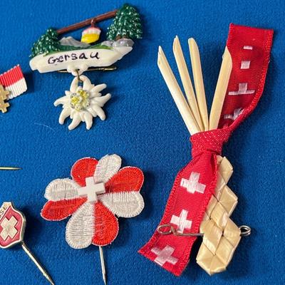SWISS SWITZERLAND FESTIVAL CULTURAL ITEMS 9 PIECES
